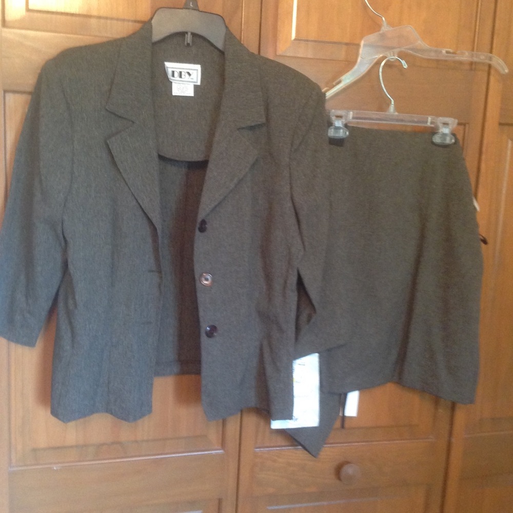 Blazer and skirt suit